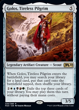 Golos, Tireless Pilgrim Magic Core Set 2020